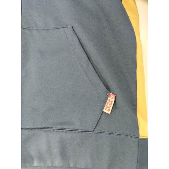 Majestic Milwaukee Brewers MLB Authentic Full Zip Hoodie Jacket Navy‎ Gold - Picture 7 of 11